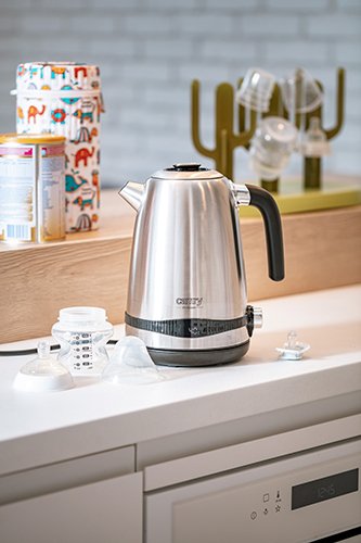 EAN 5902934838306 - Camry Premium CR 1291 tetera eléctrica 1,7 L 2200 W Negro, Acero inoxidable imagen 7