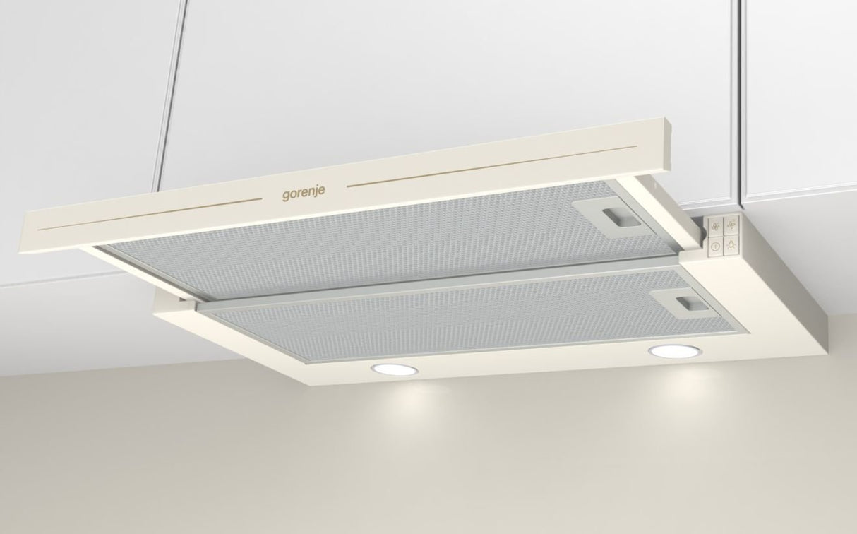 EAN 3838782146183 - Gorenje BHP62CLI campana Semintegrada (extraíble) Marfil 435 m³/h imagen 4