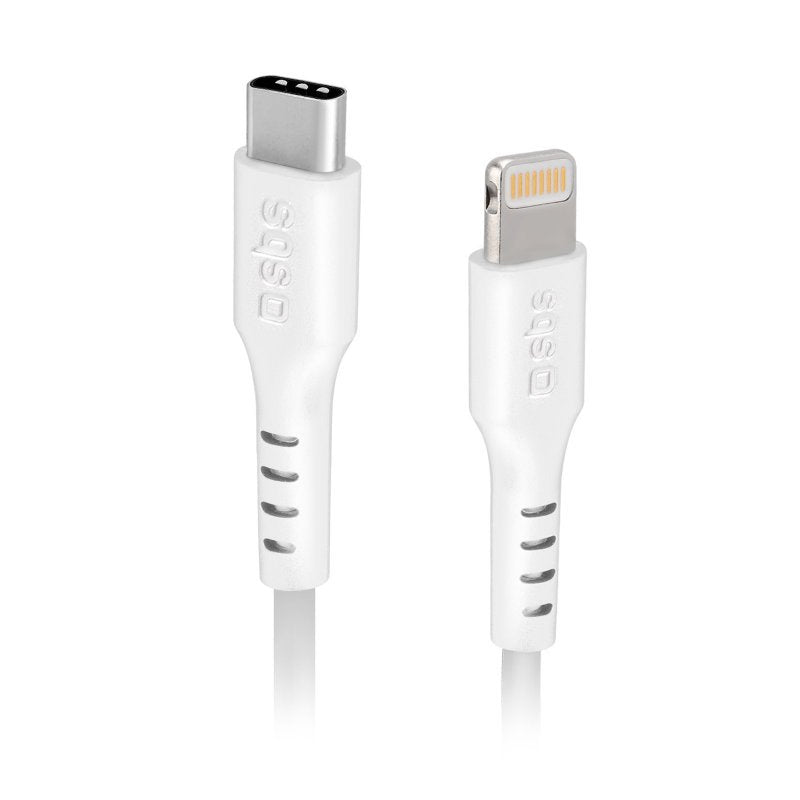 Cable Usb Sbs Lightning A Tipo C 1m Blanco