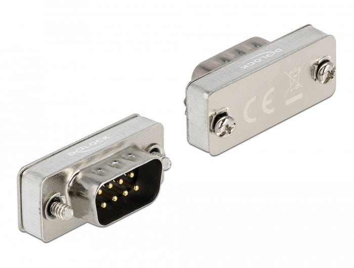 Delock Rs-232 422 485 Loopback Adapter Con Db9 Conector Macho