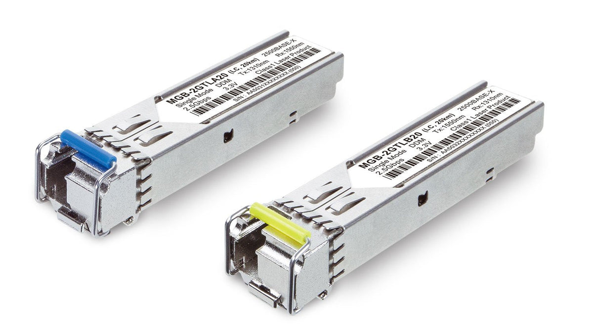 Planet 2.5g Sfp Transceiver (Tx:1550nm Rx:1310nm,Ddm) - 20km