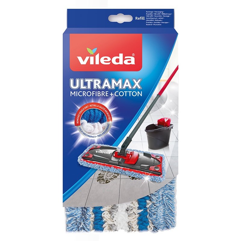 EAN 4023103139022 - Vileda 4023103139022 accesorio para trapeador Cabezal de fregona Azul, Blanco imagen 1