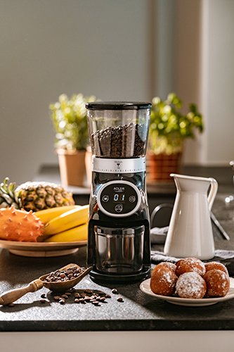 Adler Coffee Grinder Ad 4450 Burr 300 W, 300 G Negro