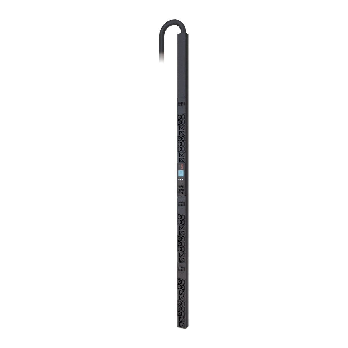 Apc Metered Rack Pdu Unidad De Distribución De Potencia (Montaje En Bastidor) Ca 400 V 23 Kw Trifásico Ethernet 10/100 Rs-232 Input: Iec 60309 Conectores De Salida: 42 0u 1.82 M Cable Canadá Estados Unidos Negro Para P/N: Smx1500