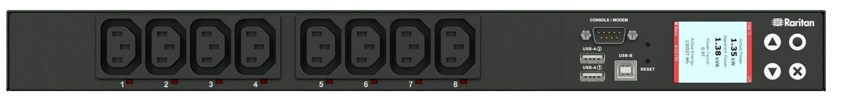 EAN 785813015419 - Raritan PX3-5190R unidad de distribución de energía (PDU) 8 salidas AC 1U Negro imagen 5