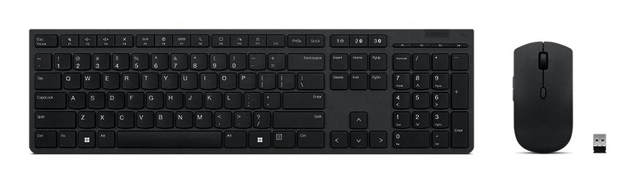 EAN 0195892062318 - Lenovo 4X31K03945 teclado Ratón incluido Oficina RF Wireless + Bluetooth Alemán Gris imagen 1