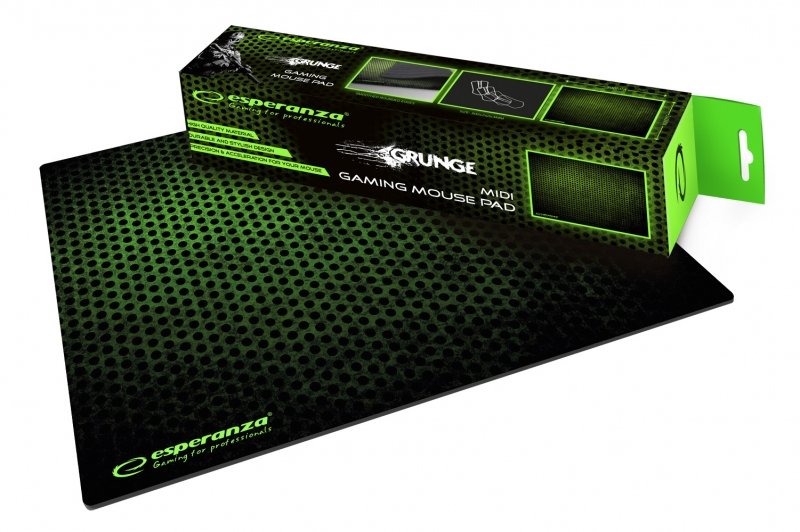 EAN 5901299928004 - Esperanza EGP102G alfombrilla para ratón Alfombrilla de ratón para juegos Negro, Verde imagen 1