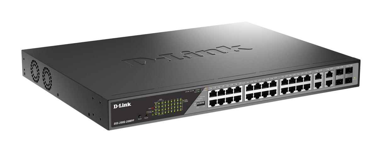EAN 0790069471803 - D-Link DSS-200G-28MP switch Gestionado L2 Gigabit Ethernet (10/100/1000) Energía sobre Ethernet (PoE) 1U imagen 3