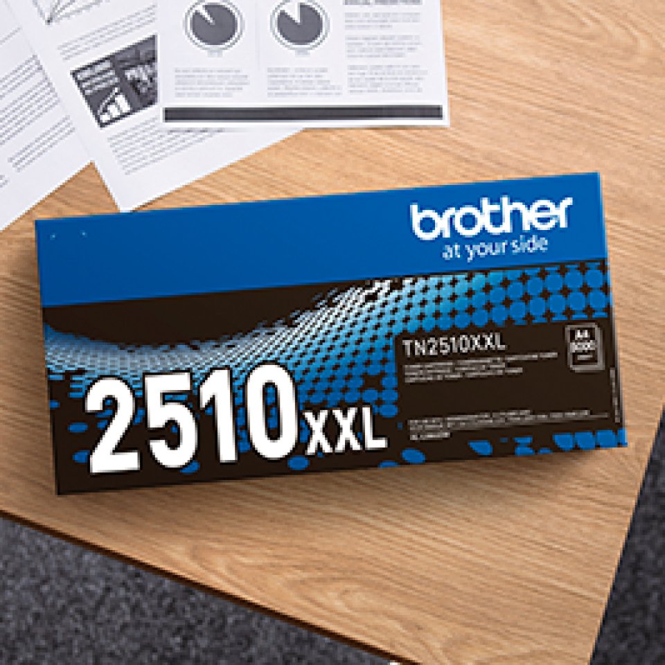 EAN 4977766830317 - Brother TN2510XXL cartucho de tóner 1 pieza(s) Original Negro imagen 2