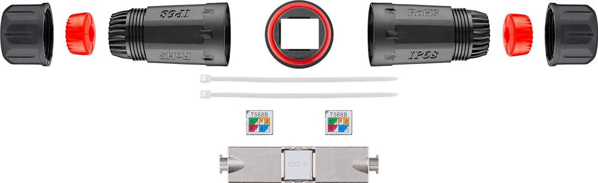 Goobay 44417 Adaptador Para Cable De Red Cat.6 Stp Sin Herramientas Exterior