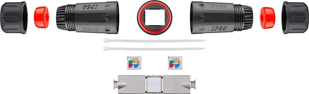 EAN 4040849444173 - Goobay 44417 conector IDC Negro, Rojo imagen 4