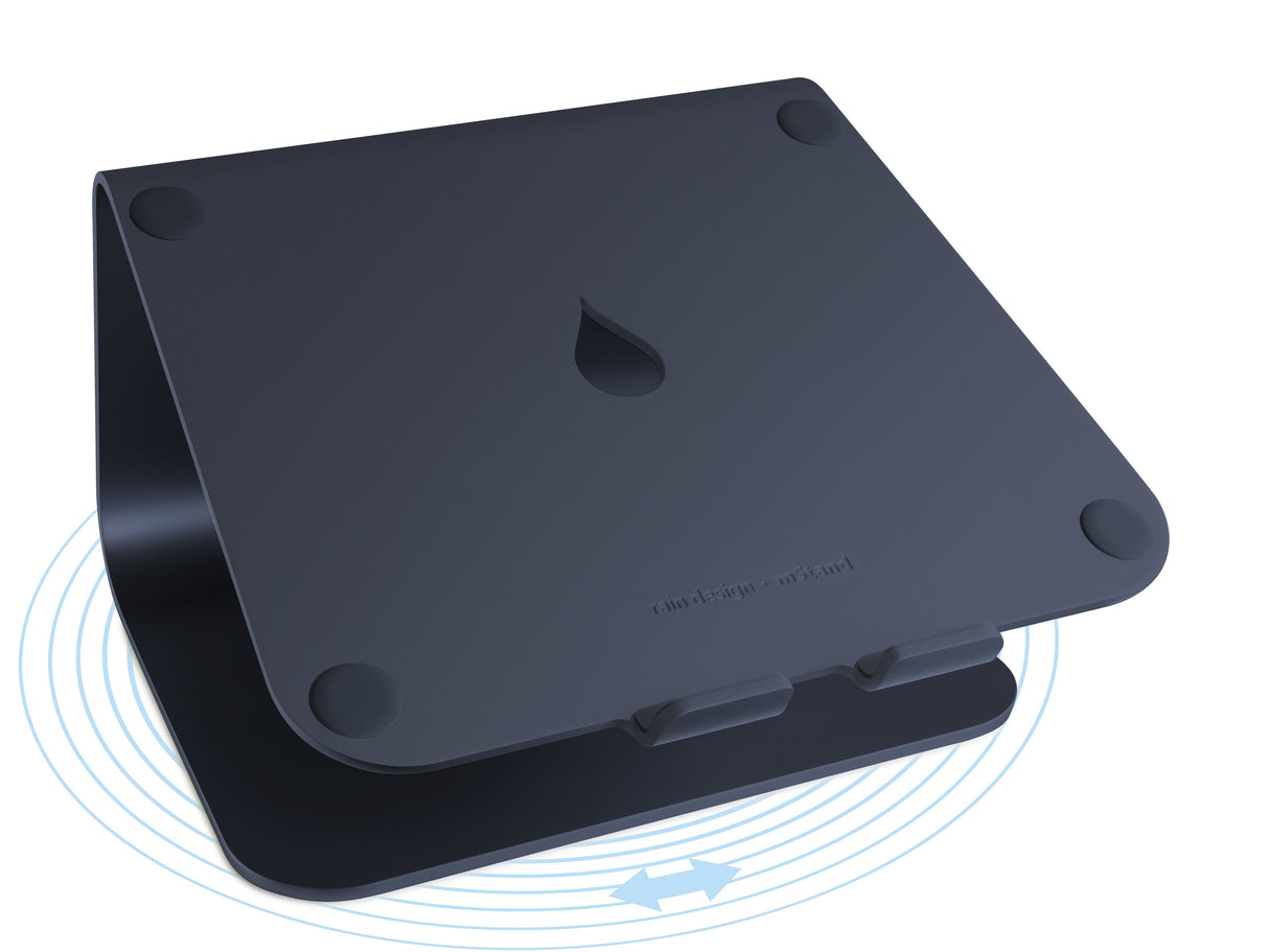 EAN 0891607000995 - Rain Design MSTAND360 LAPTOP STAND WITH 360 Soporte para ordenador portátil Negro 38,1 cm (15") imagen 1