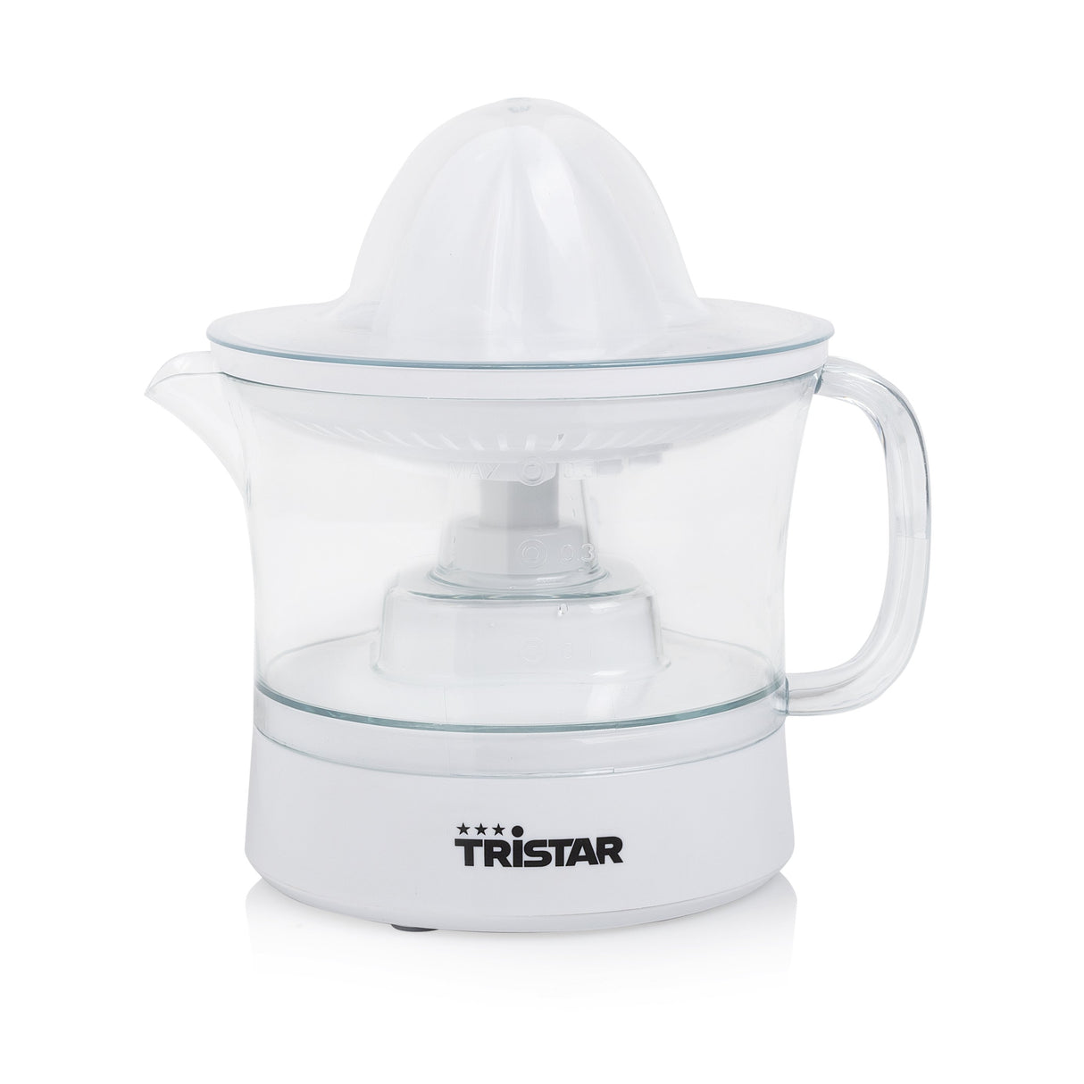 EAN 8713016091659 - Tristar CP-3005 prensa de cítricos eléctricos 0,5 L 25 W Blanco imagen 1