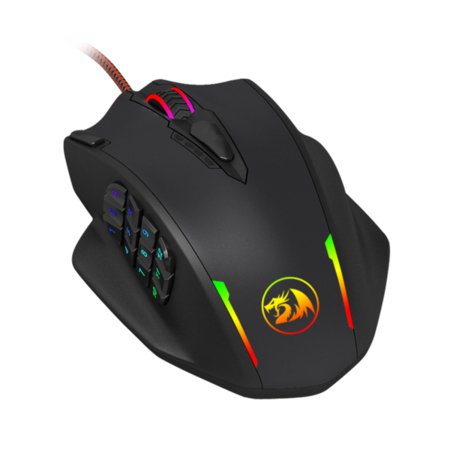 Redragon Impact Ratón Gaming Rgb Laser 6200 Dpi