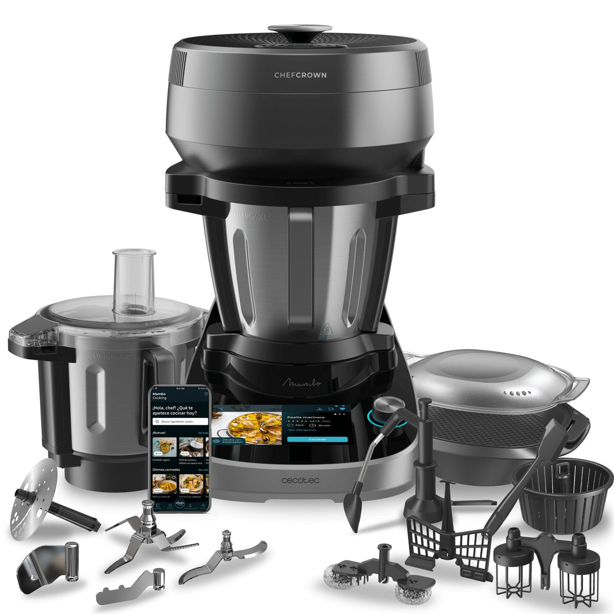 EAN 8435484047029 - Cecotec Mambo CooKing Total Gourmet 2200 W 4,5 L Acero inoxidable imagen 2