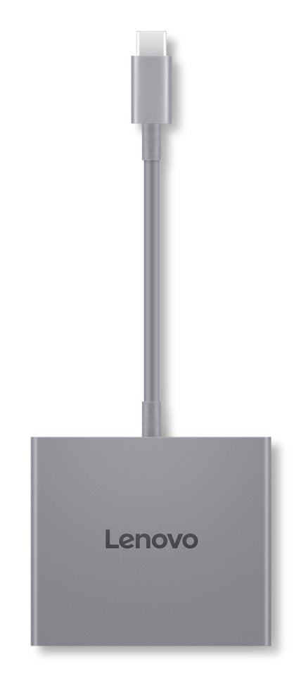 Lenovo Gx91r64790 Base Para Portátil Y Replicador De Puertos Alámbrico Usb 3.2 Gen 1 (3.1 Gen 1) Type-C Gris