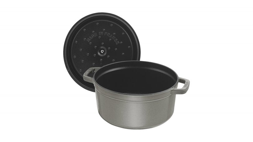 Staub La Cocotte 20cm Redondo, Gris Grafito, Hierro Fundido
