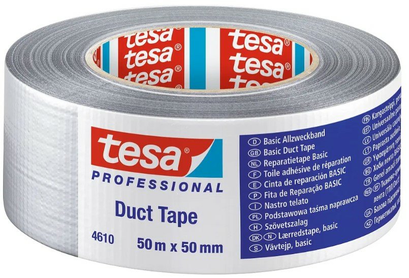 Tesa 4610 Apto Para Uso En Interior Adecuado Para Uso En Exteriores 50 M Polietileno Plata