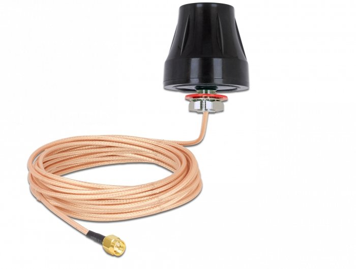 Delock Antena Lte Sma Band 1/3/7/20 5 M Rg-316 2 Dbi Omni Outdoor