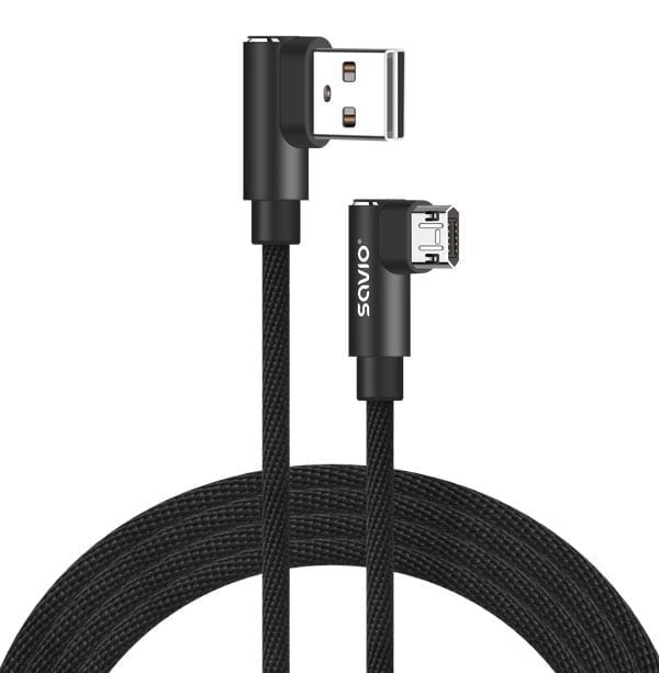 EAN 5901986047049 - Savio CL-162 cable USB 2 m Micro-USB A USB A 0,48 Gbit/s Negro imagen 1