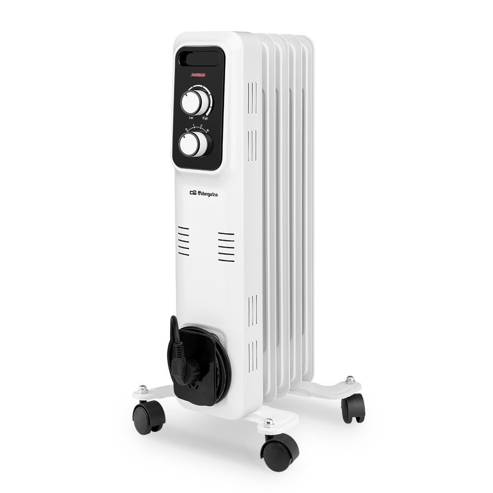 EAN 8435568405226 - Orbegozo 18023 calefactor eléctrico Interior Negro, Blanco 1000 W Radiador de aceite eléctrico imagen 1