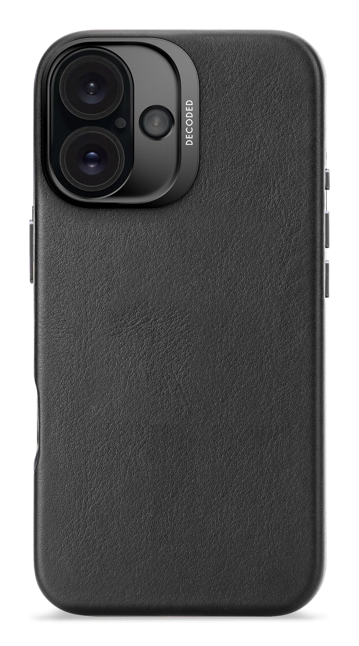 Decoded Leather Backcover Iphone 16 Black