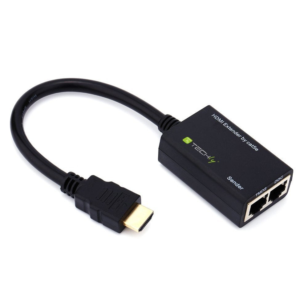 Techly Hdmi Extender By Cat.5e/6 Cable, Up To 30m