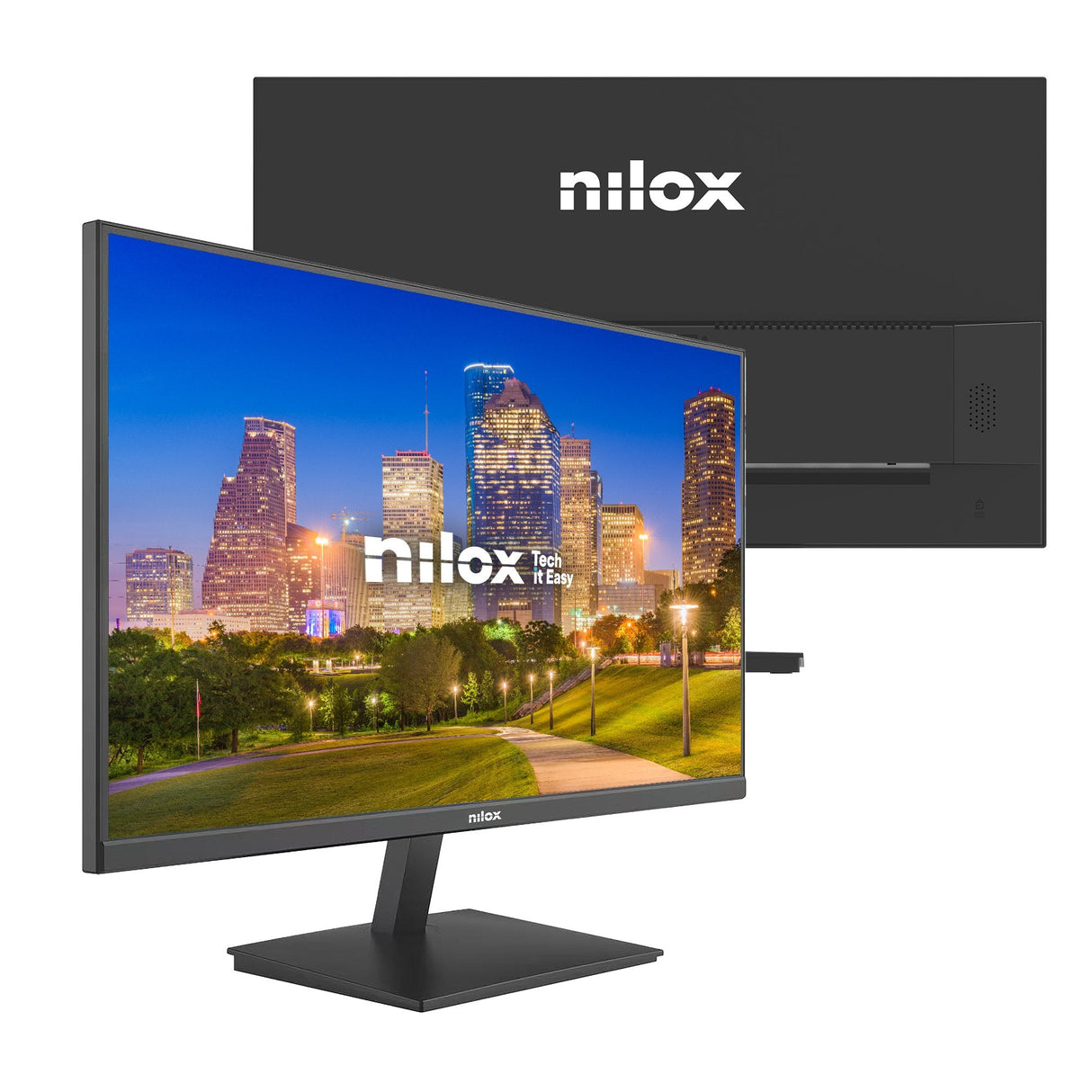 Monitor Nilox 24 Ips 120 Hz Hdmi Y Dp (24") 1920 X 1080 Pixeles Full Hd Negro