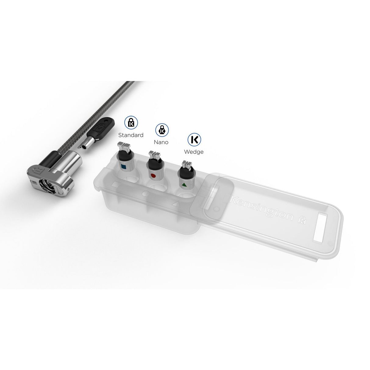 EAN 0085896623151 - Kensington K62315WW accesorio para candado de cable Plata 3 pieza(s) imagen 4