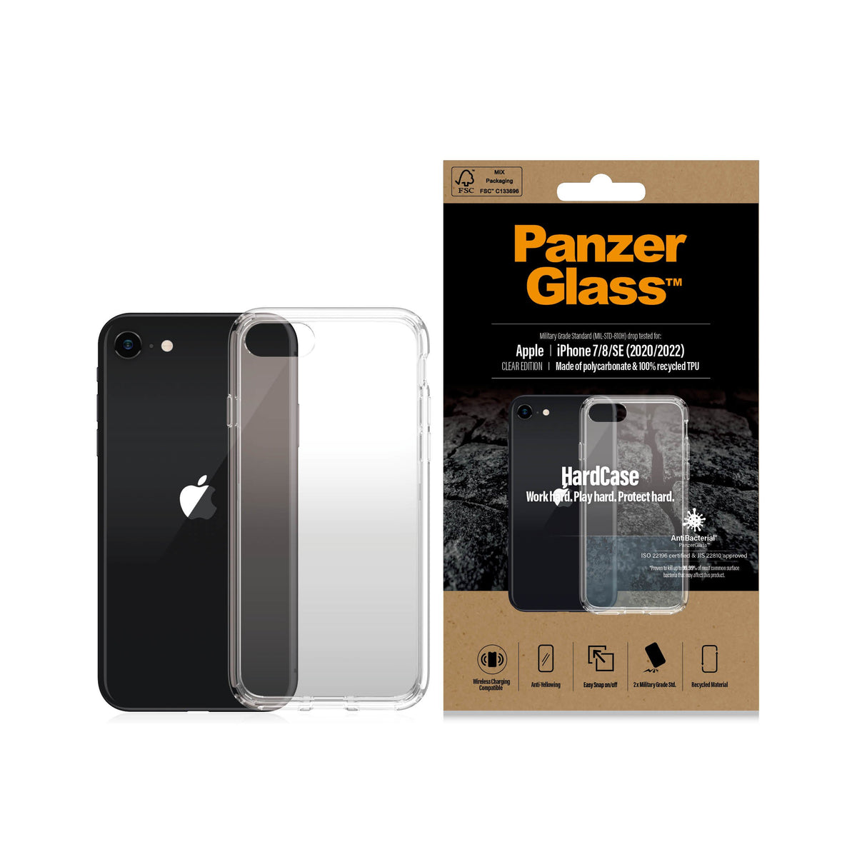 Panzerglass Hardcase Para Apple Iphone 7/8/Se (2020)/4.7" (2022) Ab