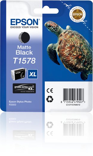 Cartucho Original Epson T1578xl Negro - C13t1578401 Ml-26