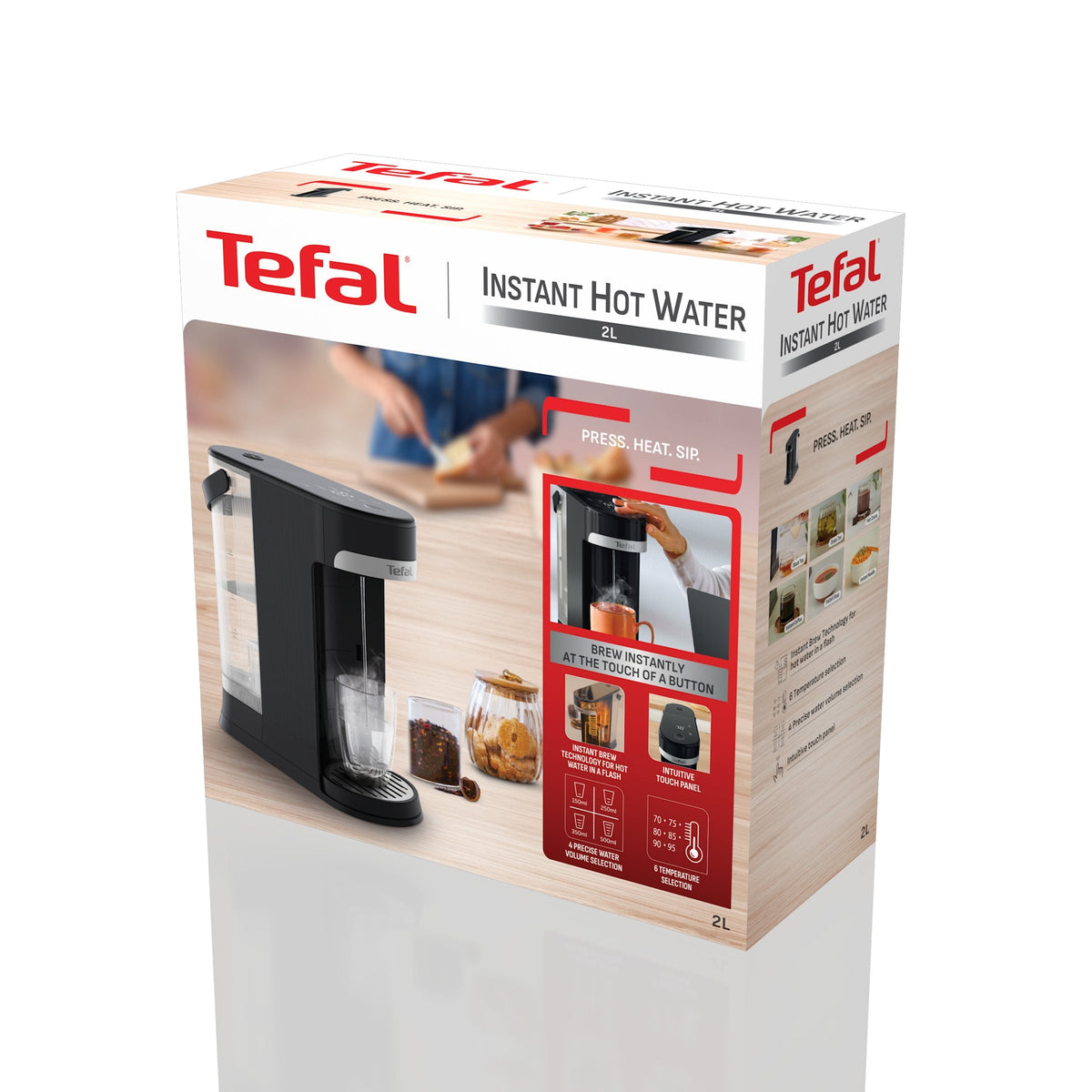Tefal Instant Hot Water Br3508e0 Dispensador De Agua Negro 2 L