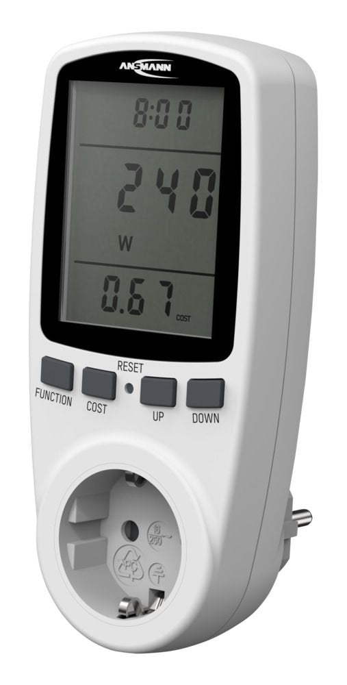 Ansmann 1260-0007 Medidor De Coste De Energía Apm2
