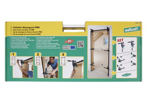 EAN 4006885367609 - wolfcraft GmbH PRO Juego de herramientas para montaje de marcos de puertas imagen 19