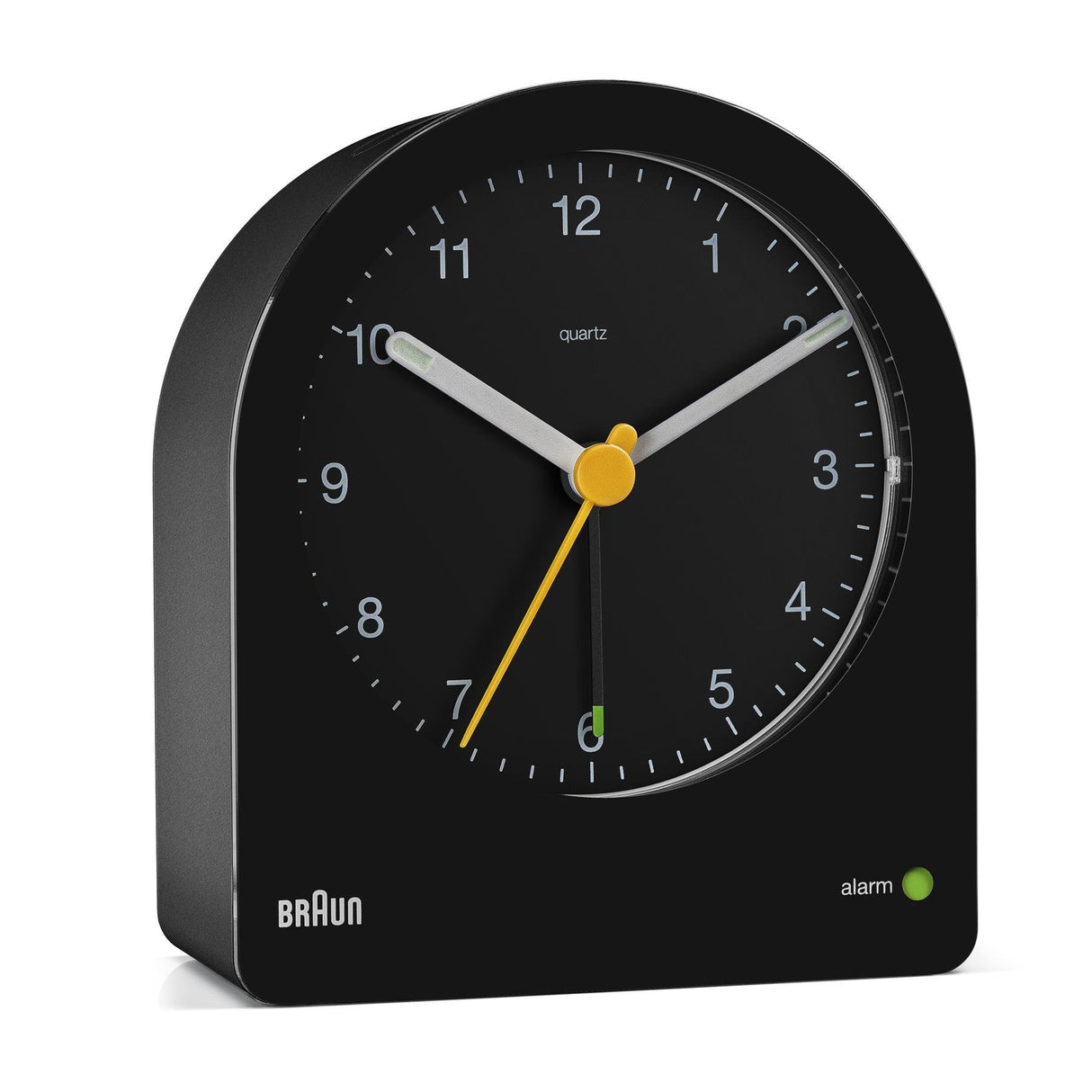 Reloj Despertador Braun Bc22 Analógico Negro, Amarillo