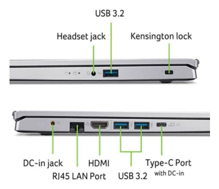 EAN 4711474367402 - Acer Aspire Go 15 AG15-42P-R292 AMD Ryzen™ 7 5825U Portátil 39,6 cm (15.6") Full HD 16 GB DDR4-SDRAM 512 imagen 2