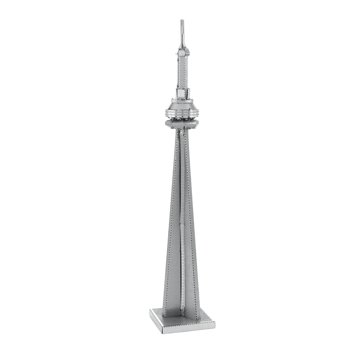 Maqueta 3d Metal Fascinations Cn Tower Toronto Montaje Sin Pegamento Ni Soldadura Maquetas 3d