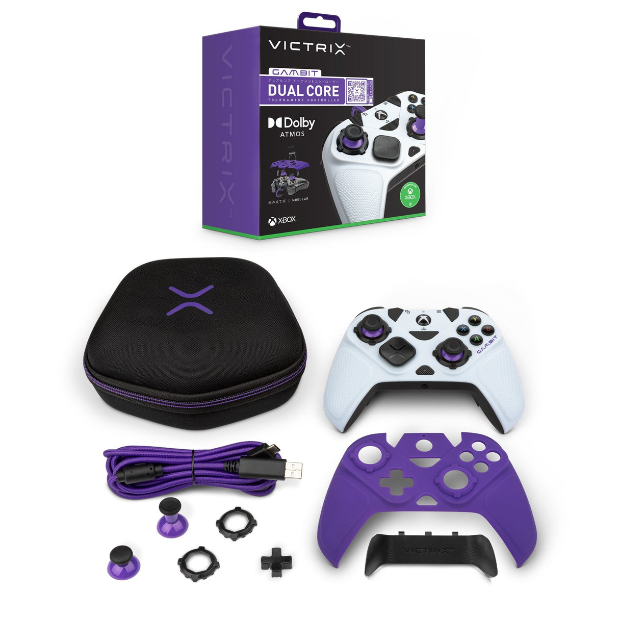 Victrix Gambit Negro, Blanco Usb Gamepad Analógico/Digital Pc, Xbox One, Xbox Series S, Xbox Series X