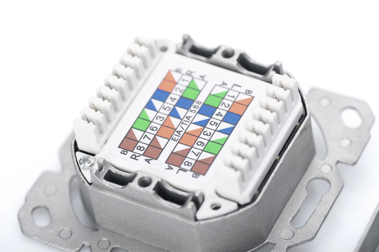 EAN 4016032175742 - Digitus DN-9006/B5-N toma de corriente RJ-45 Blanco imagen 4