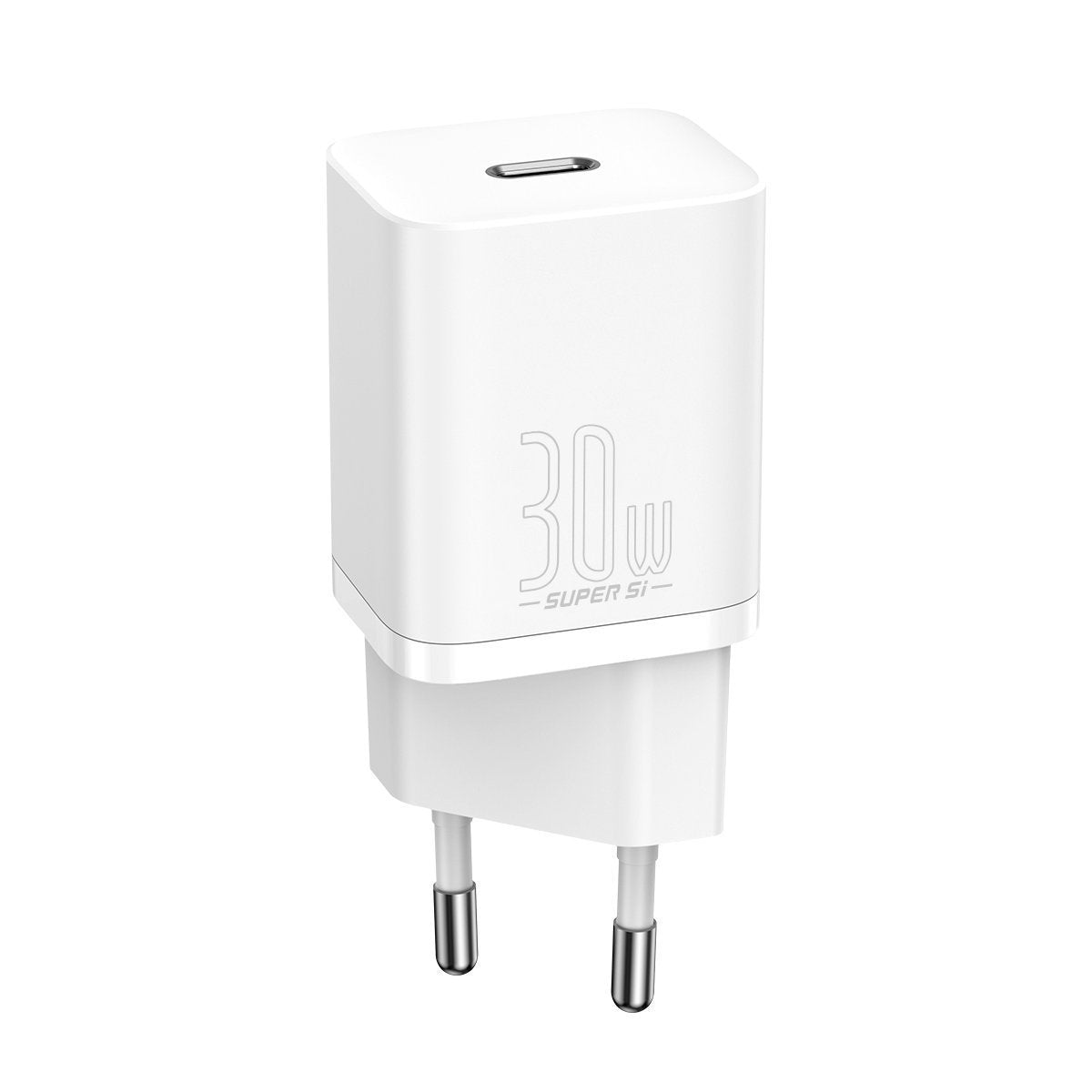 Baseus Travel Charger Super Si 1c Quick Charger Pd 30w Eu White (Ccsup-J02)