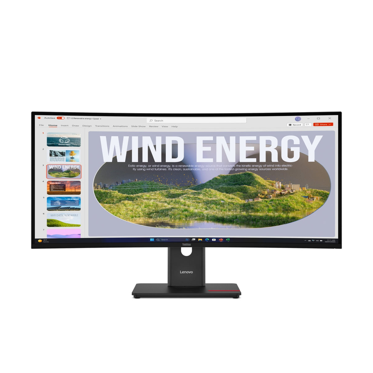 Thinkvision T34wd-40 Computer Monitor 86.4 Cm (34") 3440 X