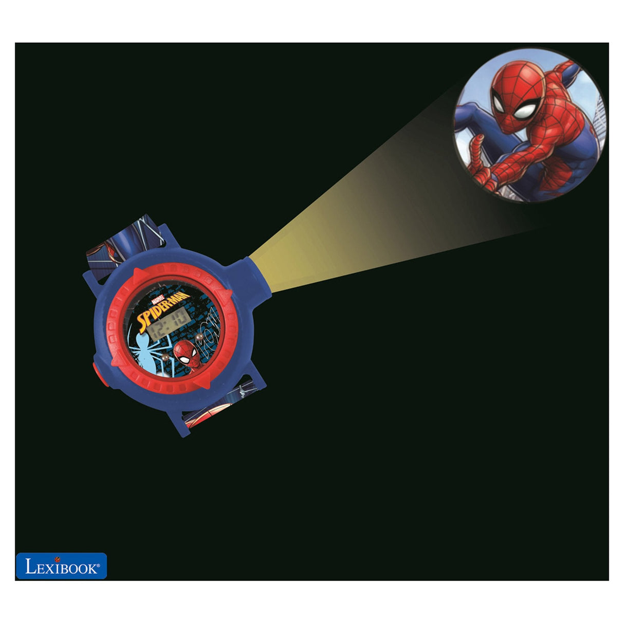 Reloj Digital Proyecciones Spiderman Marvel