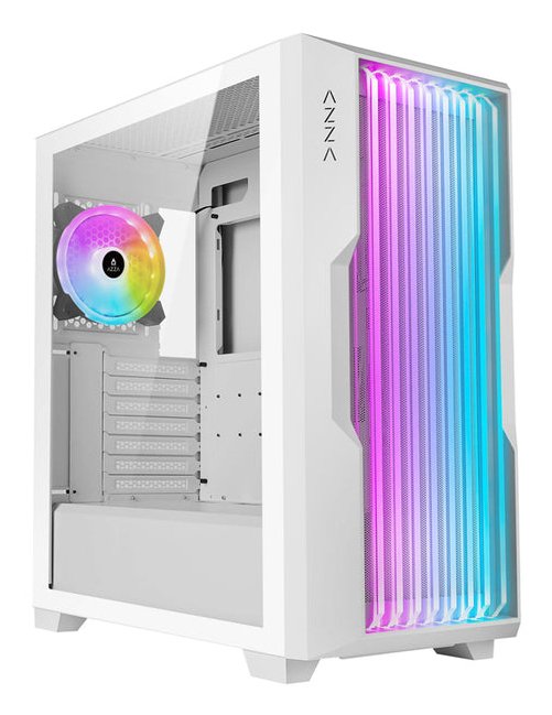 Azza Guardian 520wg Gaming Miditower Weiss Rgb Glassgitter Retail