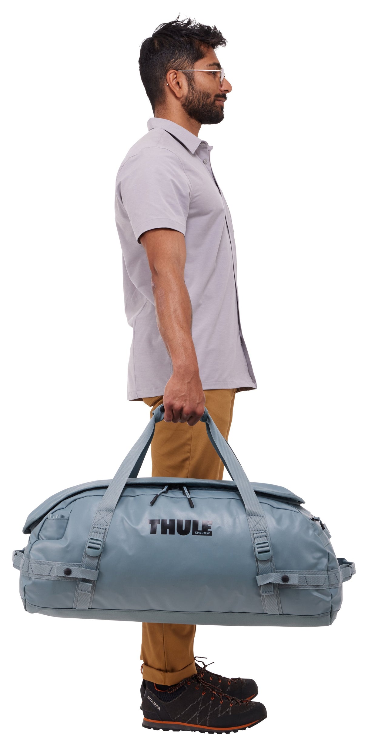 EAN 0085854255264 - Thule Chasm TDSD303 Pond Gray bolso de lona 70 L Poliéster Gris imagen 7