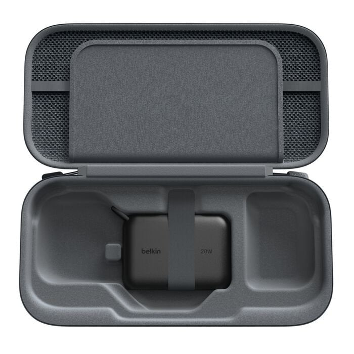 EAN 0745883929450 - Belkin ENA001hqCH-V2 Estuche de viaje Nintendo Malla, Poliéster, Terciopelo Carbón vegetal imagen 2