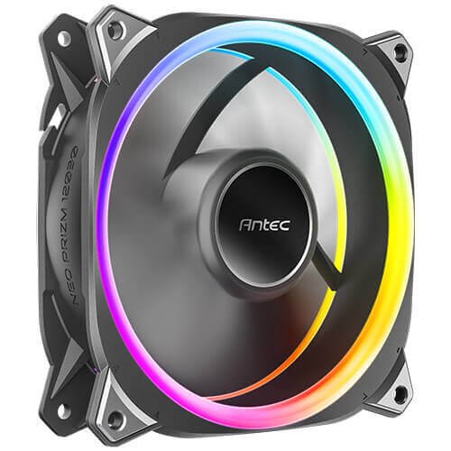 Pack De 3 Ventiladorados De Caja Antec Neo Prizm T3 Rgb - 12cm (Negro)