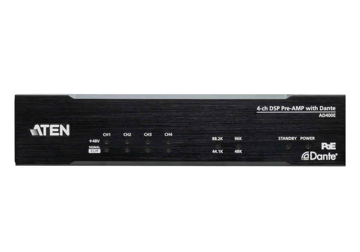 4-Ch Mic/Line With Dsp And Dante Ad400e-At