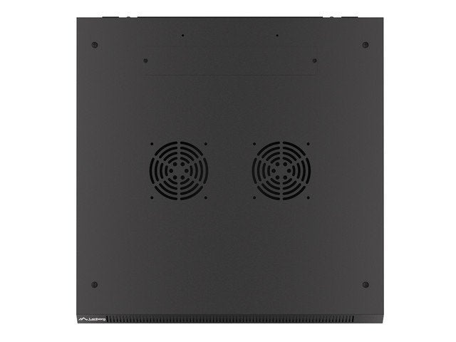 Lanberg Armario Rack 19 "Montaje Pared 9u / 600x600 Con Puerta Metal Negra (Paquete Plano)