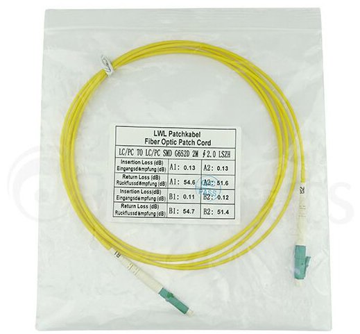 Blueoptics Sfp2121bu7.5mm Cable De Fibra Optica 7,5 M Lc/Apc G.657.A1 Amarillo