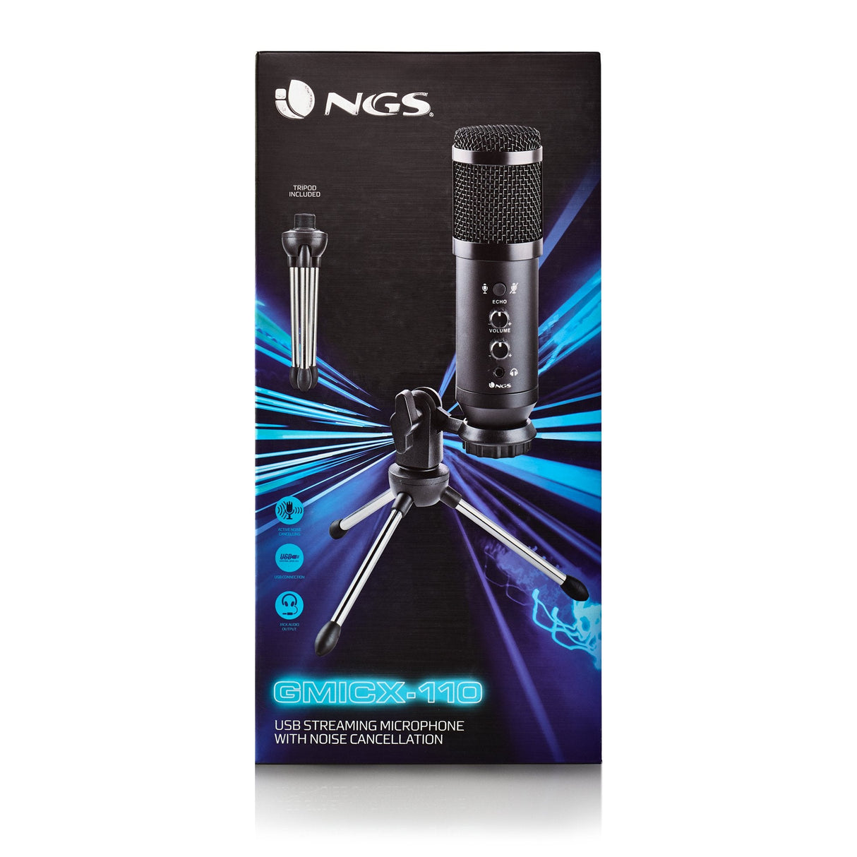 Micrófono Con Trípode Ngs Gmicx-110